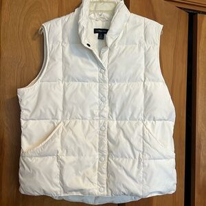 Lands’ End Goosedown Puffer Vest Large
